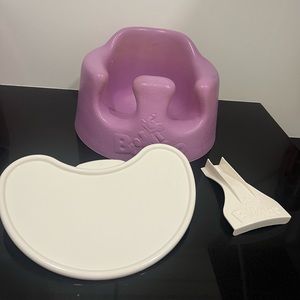 Bumbo floor seat with play/eat tray